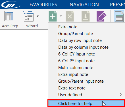 Choosing which inserted note to use